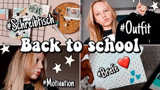 SCHREIBTISCH MAKEOVER  AUSMISTEN EXTREM ✅ OUTFITS AUSSUCHEN  HEY ISI BACK TO SCHOOL [upl. by Ecyaj]