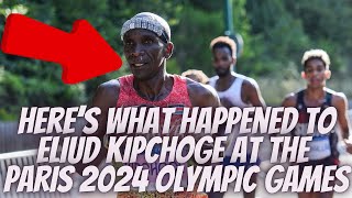 Here’s what happened to the 🐐 Eliud Kipchoge In The Paris 2024 Olympics Mens Marathon [upl. by Reinal92]