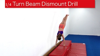 14 Turn Beam Dismount Drill [upl. by Christalle]