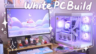 Building my first PC  White Aesthetic RTX4080 Super Hyte Y70 Gaming amp Productivity build [upl. by Craw]