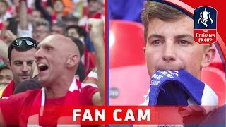 Arsenal 21 Chelsea  Emirates FA Cup Final 201617  FAN CAM [upl. by Yesllek]