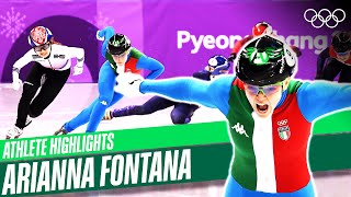 🇮🇹 The BEST of Arianna Fontana in Short track speed skating ⛸🥇 [upl. by Anivad260]