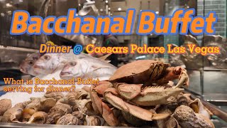 Dinner at Caesars Palace Bacchanal Buffet [upl. by Hintze765]