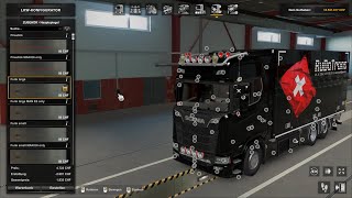 ETS2  Schrauben in der Werkstatt  der Ekeri Anhängerzug Mod und meine Konfiguration [upl. by Eesdnil]