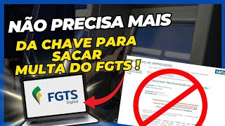 Como SACAR multa de 40 do FGTS pelo CELULAR  NÃO precisa mais de chave 🔑 de conectividade [upl. by Umberto]