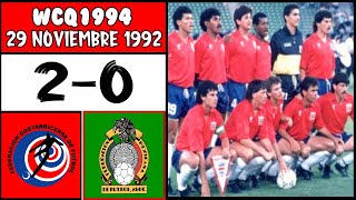 Costa Rica 2 vs Mexico 0 FULL GAME 11291992 WCQ1994 [upl. by Kenrick]