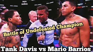 Tank Davis USAvs Mario Barrios Mexico Lightweight Championshiphighlights barrios tank [upl. by Yrol]