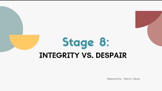 Stage 8  Integrity vs Despair  Erik Eriksons Psychosocial Theory of Development [upl. by Llenoj699]