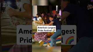 Preaching at Largest Pride Festival in America 🌈 [upl. by Recneps]