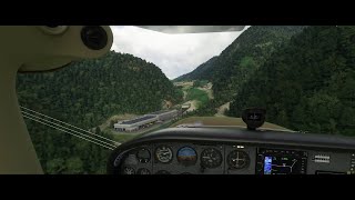 Locher Sarentino Field v11  1st landing attempt  Microsoft Flight Simulator 2020 [upl. by Comfort]