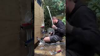 Underfloor heating carpentry carpenter construction build joiner tools [upl. by Alimhaj855]