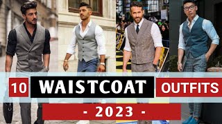 10 Latest Outfit Waistcoat  How to Style Waistcoat  Waistcoat For Men [upl. by Seften695]