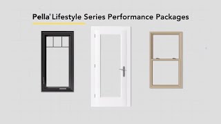 How to Choose Your Pella Lifestyle Series Window or Door Performance Package [upl. by Elbag293]