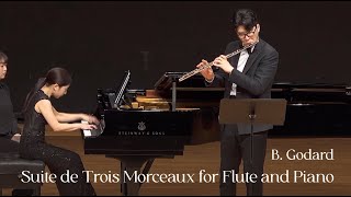 최효석플루트독주회 B Godard  Suite de Trois Morceaux for Flute and Piano [upl. by Dolf]