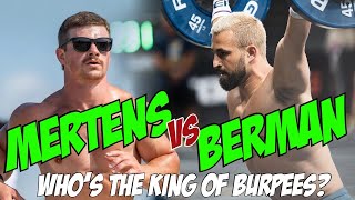 100 BarFacing Burpees for Time Colten Mertens vs Jake Berman LIVE [upl. by Mickelson]