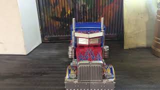 Optimus Prime Movie Masterpiece Stop motion [upl. by Annaynek]