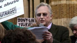 Richard Dawkins Speech at Protest the Pope March [upl. by Araihc]