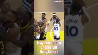 Draymond Green Chokes Out Rudy Gobert [upl. by Agnese]