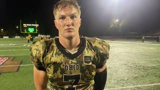 Strongsville Mustangs LB Storm Miller Week 6 Postgame Interview [upl. by Eehsar815]