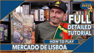 Mercado de Lisboa  How to Play  Tactical TileLaying for Marketplace Supremacy [upl. by Boyd353]