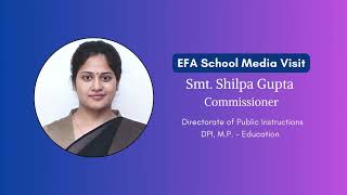 A Special Visit  Smt Shilpa Gupta IAS Commissioner  DPI MP  Education [upl. by Anitnatsnok]