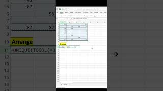 arrange kare excel me excelformula excellifehacks excelfunction [upl. by Trinetta996]