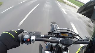 Ktm exc 500 2022 Top Speed 193 kmh [upl. by Ynomrah430]