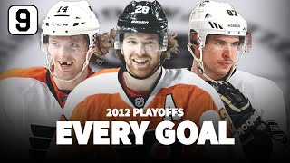 Every Goal from the Chaotic 2012 Flyers vs Pens Series  NHL Throwback [upl. by Enirahtak]