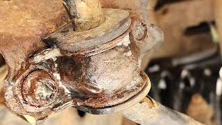 2005 Honda CRV sway bar bushing replace [upl. by Edieh]