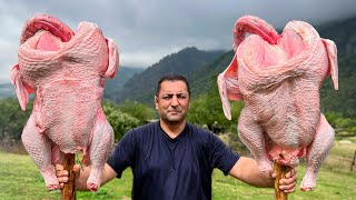 Cooking Incredible Dishes from Huge Fatty Turkeys Recipe for the Meat Lover by Chef Tavakkul [upl. by Elocon213]