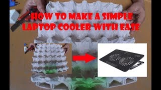 DIY Cooling Pad  How to Make a Cooling Pad For Laptop is Easy and Very Simple [upl. by Anivad]