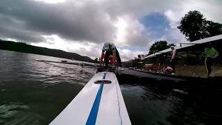 Długie wiosła w Lago Azul  Portugalia  Rowing camp Portugal [upl. by Arlan]