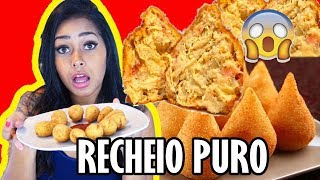 RECEITA DE COXINHA SEM MASSA  2 ingredientes [upl. by Artinad]