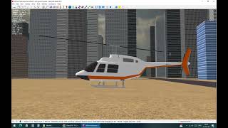 SketchUp MSPhysics Helicopter with Smoke [upl. by Ynoffit]