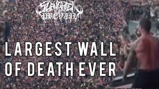 Slaughter To Prevail  Wall of death  Live Hellfest 2024 [upl. by Atteragram673]