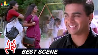 Shalini Accepts Madhavans Love  Sakhi Telugu Movie Scenes SriBalajiMovies [upl. by Ojybbob]