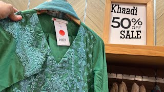 Khaadi Flat 50 OFF 🔥😱KHAADI SALE On Summer Collection 2024 khaadi summerfashion khaadisale2025 [upl. by Thedrick]