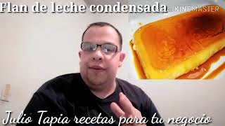 Flan de leche condensada o lechera sin huevo delicioso [upl. by Eecats292]