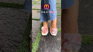 🌷പൂ പോലത്തെ ചെരുപ്പ് 🌷MEESHO TRENDING FOOTWEAR FOR ₹225 meeshohaul meeshoshopping meeshofinds [upl. by Marcelle]