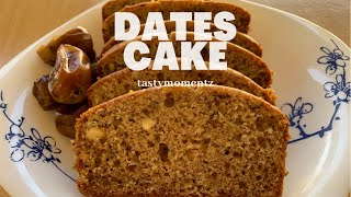 Dates Cake Recipe  by tastymomentz [upl. by Oigile]