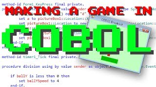 Making a Game Using COBOL [upl. by Trebmer375]