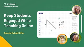 Keeping Students Engaged While Teaching Online is Easy with LiveBoard [upl. by Rosenberger331]