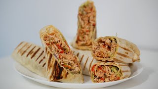 Burrito de pollo casero y fácil [upl. by Hertzog891]