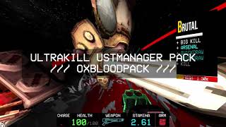 ULTRAKILL USTMANAGER Mod  OXBLOOD Music Pack Custom music for almost every level [upl. by Nila]