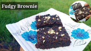 ഫഡ്‌ജി ബ്രൗണിസ്  Fudgy Brownie Recipe  Brownie Recioe In Malayalam  Brownie  Ummees kitchen [upl. by Akcirred]