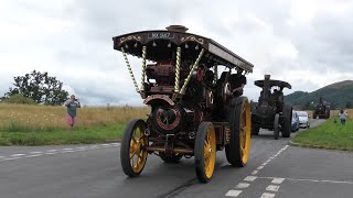 Welland Steam Rally 2024 Part 1 The road run 250724 [upl. by Keram495]