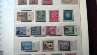 My German Stamp Collection Deutsches Reich 1933 to 1945 [upl. by Nidnal227]