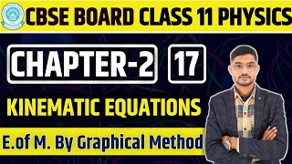 Motion in a Straight Line  Ch 2  Equation of Motion By Graphical Method  Class 11th Physics [upl. by Happy581]