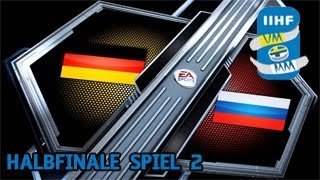 Lets Commentary Eishockey WM 2013 070  Russland  Deutschland Halbfinale Spiel 2 [upl. by Nilloc]