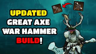 New World Updated Great AxeWar Hammer Bruiser Build [upl. by Dier58]